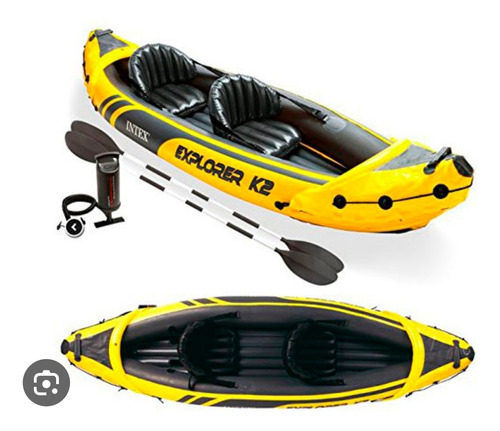 Kayak Inflable Intex  K2 Explorer Con 2 Usos!!!