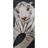 Peluche Gigante Tigre Blanco Bengala 1.10cms