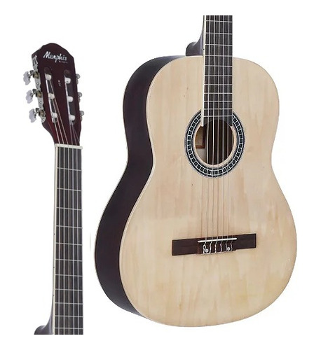 Violão Tagima Memphis Ac-39 Natural Canhoto Oferta!