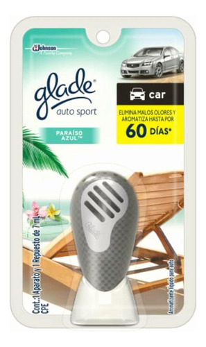 Glade Auto Sport Difusor, Aromatizante Para Auto, Elimina