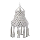 Tasseled Boho Hanging Pendant Light Cover 1 Pieza Estilo B