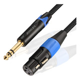 Jomley Cable Xlr Hembra A 1/4, 1/4 (0.250 In) Trs A Xlr Cabl