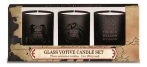 Game Of Thrones: Set De Velas En Vasos