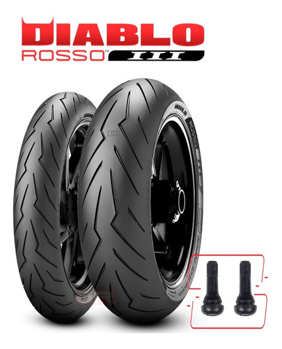 Llantas Pirelli Diablo Rosso 3 110/70-17 Y 140/70-17 Radiale