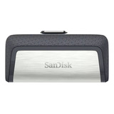Memoria Sandisk Ultra Dual Drive Usb Tipo-c 64gb Plateada