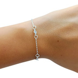 Pulsera Plata 925 Con Cubics