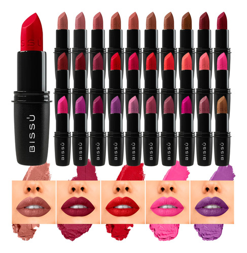 Pack 10 Labiales Bissú Humectantes Pueblos Magicos A Escoger