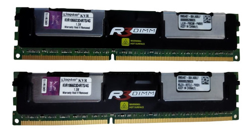 Memória Servidor Ecc Kingston Kvr1066d3d4r7s/4g 8gb Ddr3