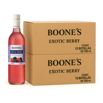 Boones Exotic Berry 750 Ml Pack 24 | Envío gratis