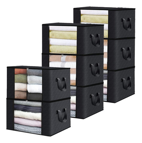 8 Pcs Organizador Ropa Cajas Almacenamiento Gran Capacid [u]