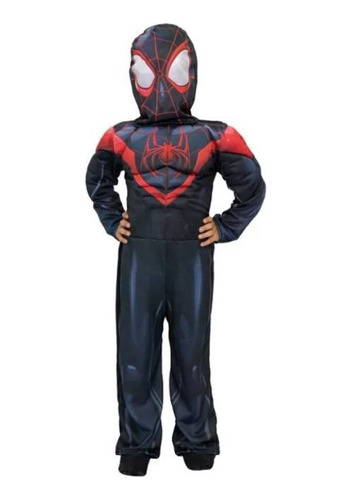 Disfraz Miles Morales 2023 Con Músculo T1 Cad111510