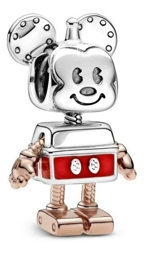 Pandora Charm Robot Mickey Mouse Original + Kit De Regalo