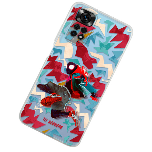 Funda Para Xiaomi Spiderman Miles Personalizada Tu Nombre