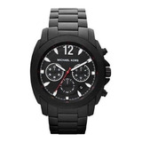 Reloj Mujer Michael Kors Mk8282 Cuarzo Pulso Negro En Acero 