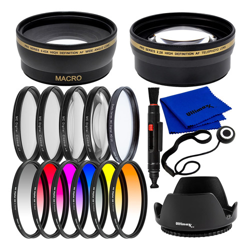 Ultimaxx Kit De Accesorios De Filtro De 1. In Para Canon