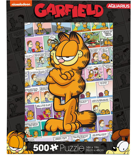 Aquarius Garfield Puzzle (puzzle De 500 Piezas) - Sin Reflej