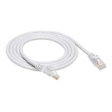 Cable De Red Rj45 Cat6 Blanco 3mts.