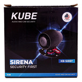 Sirena Alarma 6 Tonos Ultra Slim Kube 12v