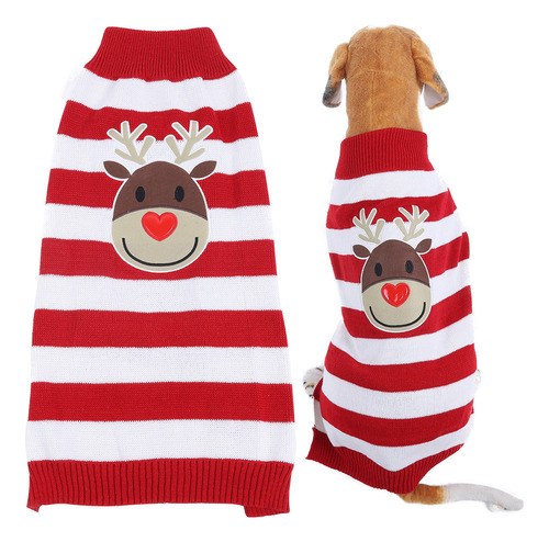 Ropa Para Mascotas De Invierno, Suave, Cálida, De Navidad, B