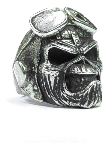 Anillo Eddie Aviador Iron Maiden Alpaca Todos Los Talles