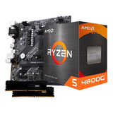 Kit Upgrade Amd Ryzen 5 4600g + A520m-k + 2x 8gb 3200mhz