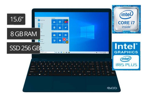 Notebook 15 Evoo Core I7 8gb 256gb Ssd Evc56-2 Seminovo