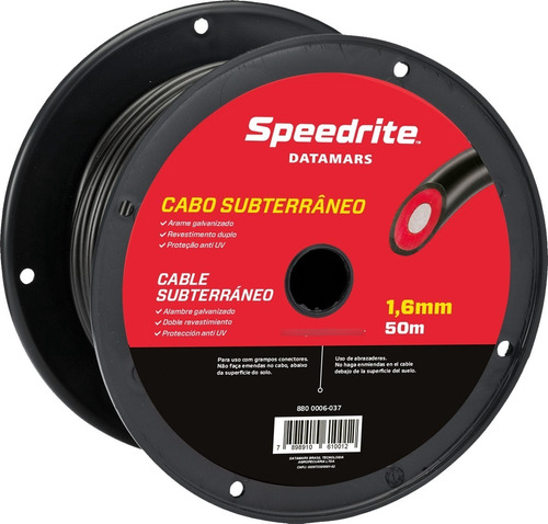 Cabo Subterrâneo Para Cerca Elétrica Speedrite - 1,6mm