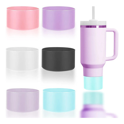 6pcs Funda De Silicona Para Botella Termo Taza Stanley
