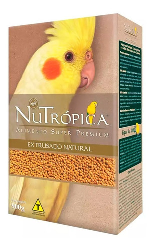 Nutrópica Calopsita Natural 900g Extrusado Alimento Completo