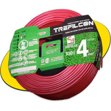 Cable Unipolar Normalizado 4,0mm Trefilcon Rojo 100 Metros