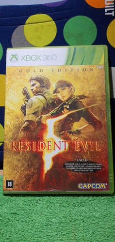 Jogo Xbox360 Resident Evil Original Gold Edition Impecável! 