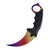 Navaja Cuchillo Tactico Karambit Con Funda Rigida Colores