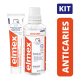 Kit Elmex Anticarie - Enxaguatório 400ml + Creme Dental 90gr