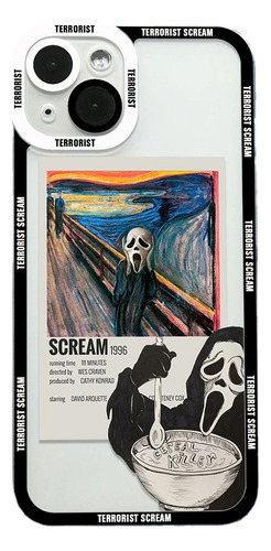 Funda De Teléfono Screaming Art Para iPhone 14, 13, 12, 11 M