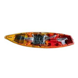 Kayak De Pesca Seaflo Modelo Rpa105 (rojo/naranja)