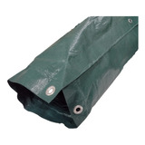 Lona Rafia Cubre Cerco Con Ojales Verde Oscuro 1,5m X 10m 