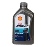 Aceite Shell Advance 4t Ultra 10w40 - Sintetico