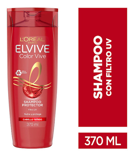 Shampoo Elvive Color Vive Cabello Teñido X 370 Ml