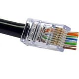 Conectores Cat6 Ez-rj45 De Platinum Tools, 100 Piezas