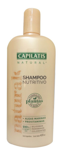 Shampoo Nutritivo Algas Marinas Vit Capilatis Natural 420 Ml