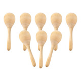 Maracas De Madera Sin Terminar, Instrumentos Musicales En M