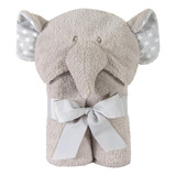 Toalla De Baño Con Capucha Stephan Baby Terry, Elefante Gris