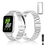 Correa De Acero + Funda De Pc For Samsung Galaxy Fit 3