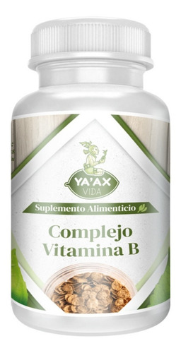 Complejo Vitamina B 90 Cápsulas 500 Mg Ya'ax Vida 100% Puro