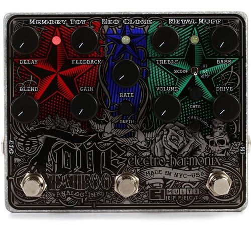 Pedal Electro Harmonix Tone Tattoo Mtoy Muff - Oddity