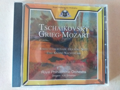 Cd Tchaikovsky - Grieg - Mozart- Varias Obras