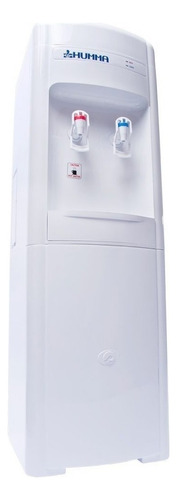 Dispenser De Agua Con Heladera Humma Space Fridge Red Blanco 220v