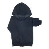 Campera Algodon Friza Colegial Niños Talles 4 Al 16