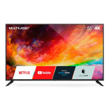 Smart Tv Multilaser 55 4k Hdr Dled Wi-fi Usb Hdmi Linux