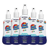 Kit 5un Repelente Spray Sai Inseto Infantil 4h 200ml